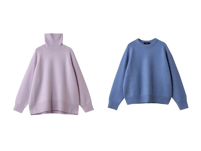【ebure/エブール】のローゲージカシミア タートルネックニットプルオーバー&ローゲージカシミア クルーネックプルオーバー おすすめ人気トレンドファッション通販アイテム 人気、トレンドファッション・服の通販 founy(ファニー) ファッション Fashion レディースファッション Fashion for Women トップス・カットソー Cut & Sew Tops ニット Knit Tops & Sweaters カジュアルプルオーバー・ニットトップス Pullovers & Knit Tops / Casual Pullovers タートルネック・ハイネックトップス Turtlenecks & High-Neck Tops おすすめ Recommended / Our Picks フレア Flare, Flared 新作・新入荷 New Arrivals / New In |ID:crp329100000222953