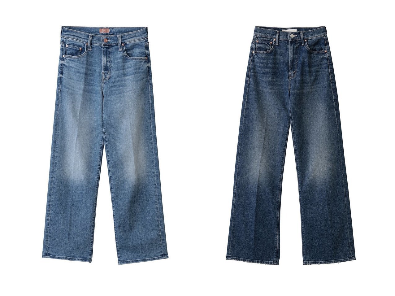 【MOTHER/マザー】の【SUPERIOR】 THE LASSO SNEAK ワイドカーブデニム (PNO)&THE MID RISE RAMBLER ZIP ANKLE ストレートデニム (OUT) おすすめ人気トレンドファッション通販アイテム インテリア・キッズ・メンズ・レディースファッション・服の通販 founy(ファニー) 　ファッション　Fashion　レディースファッション　Fashion for Women　パンツ　Pants & Trousers　デニムパンツ・ジーンズ・美脚デニム　Denim Jeans & Pants　シンプル　Simple, Minimal　ストレッチ　Stretch, Stretchy Fabric　ストレート　Straight, Straight Cut　センター　Center, Center Line　デニム　Denim, Jeans Material　トレンド　Trend, Trending Now　エレガント 上品　Elegant　定番　Standard, Basic Item　クール　Cool, Chic　スニーカー　Sneakers, Trainers　リラックス　Relax, Relaxed Fit　ワイド　Wide, Wide Fit　新作・新入荷　New Arrivals / New In　ブルー系　Blue　|ID:crp329100000222964