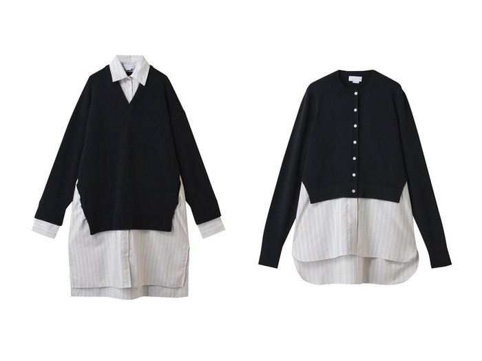【STELLA McCARTNEY/ステラ マッカートニー】のニット&ファブリックドレス&ニット&ファブリックカーディガン おすすめ人気トレンドファッション通販アイテム 人気、トレンドファッション・服の通販 founy(ファニー) ファッション Fashion レディースファッション Fashion for Women ワンピース Dresses フォーマル・パーティードレス・結婚式用ドレス Elegant & Casual Dresses チュニック Tunic Tops & Dresses トップス・カットソー Cut & Sew Tops ニット Knit Tops & Sweaters カーディガン・羽織り Layered Style Cardigans シルク Silk, 100% Silk ストライプ Stripe, Striped Pattern チュニック Tunic, Long Top ドレス Dress, One-Piece 新作・新入荷 New Arrivals / New In |ID:crp329100000222982