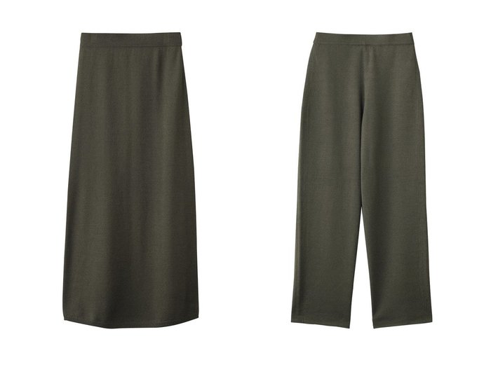 【SCEARN/セアン】のWOOL SILK LOW-GAUGE ロングスカート&WOOL SILK LOW-GAUGE パンツ おすすめ人気トレンドファッション通販アイテム 人気、トレンドファッション・服の通販 founy(ファニー) ファッション Fashion レディースファッション Fashion for Women スカート Skirts ロングスカート Long Skirts / Maxi & Midi Skirts パンツ Pants & Trousers シルク Silk, 100% Silk ロング Long, Long-Length A/W・秋冬 Autumn/Winter おすすめ Recommended / Our Picks シンプル Simple, Minimal セットアップ Set-Up, Coordinated Outfit |ID:crp329100000222988