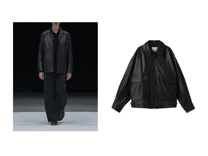 【YOKE / MEN/ヨーク】の【MEN】レザー カー ジャケット&【MEN】レザー フライト ジャケット 秋冬におすすめ！トレンド、メンズファッションの通販 おすすめ人気トレンドファッション通販アイテム 人気、トレンドファッション・服の通販 founy(ファニー) ファッション Fashion メンズファッション Fashion for Men カットオフ Cut-Off Design コンパクト Compact, Small Size ジャケット Jacket, Outerwear ポケット Pocket, Pocket Detail 新作・新入荷 New Arrivals / New In |ID:crp329100000223051