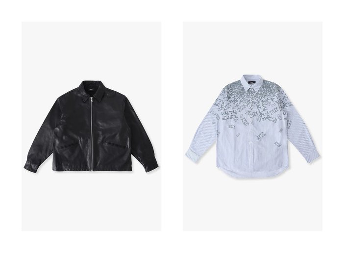 【UNDER R / MEN/アンダーアール】の【MEN】【UNDER R】スプレゴ シャツ&【MEN】【UNDER R】レザー ブルゾン 秋冬におすすめ！トレンド、メンズファッションの通販 おすすめ人気トレンドファッション通販アイテム 人気、トレンドファッション・服の通販 founy(ファニー) ファッション Fashion メンズファッション Fashion for Men ジップ Zip, Zipper ジャケット Jacket, Outerwear フィット Fit, Slim Fit ブルゾン Blouson, Bomber Jacket 新作・新入荷 New Arrivals / New In |ID:crp329100000223056