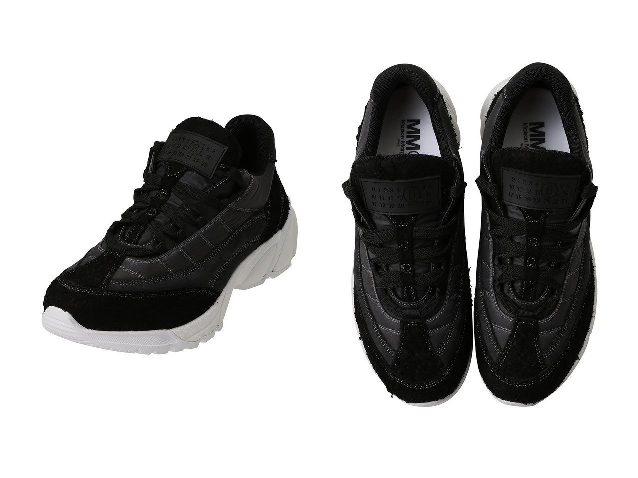 【MM6 Maison Margiela / MEN/エムエムシックス メゾンマルジェラ】の【MEN】スニーカー 秋冬におすすめ！トレンド、メンズファッションの通販 おすすめ人気トレンドファッション通販アイテム インテリア・キッズ・メンズ・レディースファッション・服の通販 founy(ファニー) 　ファッション　Fashion　メンズファッション　Fashion for Men　シューズ・靴　Shoes　スニーカー / カジュアルにもスポーティにも　Sneakers & Trainers　クラシック　Classic, Timeless Style　スニーカー　Sneakers, Trainers　新作・新入荷　New Arrivals / New In　ブラック系　Black　|ID:crp329100000223060