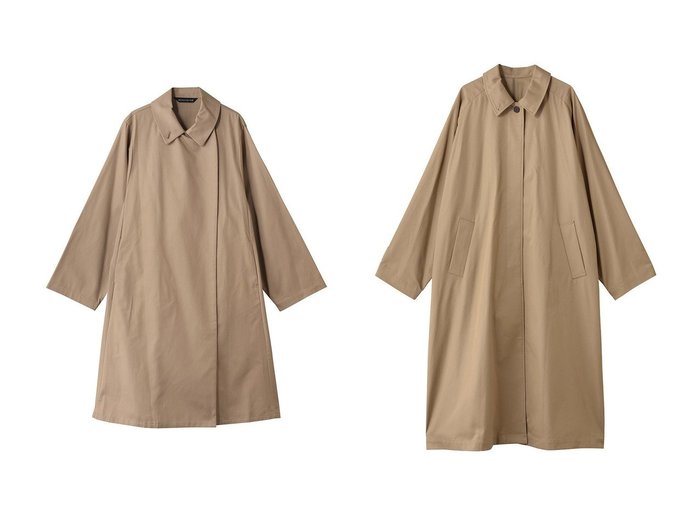 【mizuiro ind/ミズイロ インド】のtrench like CT コート&soutien collar CT コート おすすめ！トレンド、レディースファッションの通販 おすすめ人気トレンドファッション通販アイテム 人気、トレンドファッション・服の通販 founy(ファニー) ファッション Fashion レディースファッション Fashion for Women アウター Coat / Outerwear Collection コート・ロングコート・ピーコート Long Coats, Peacoats & More スタンド Stand Collar, Upright Stand リラックス Relax, Relaxed Fit ロング Long, Long-Length 新作・新入荷 New Arrivals / New In |ID:crp329100000223079