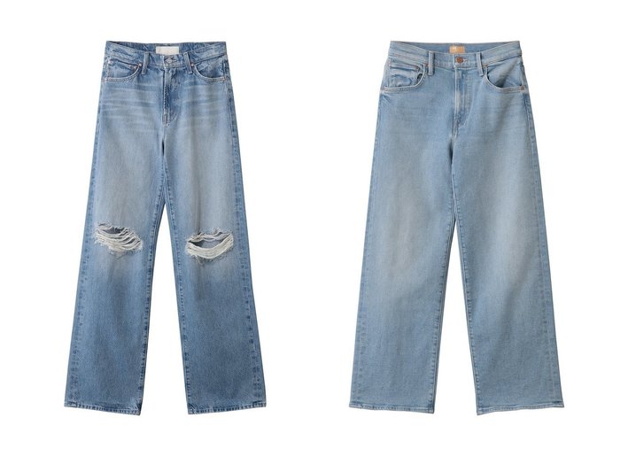 【MOTHER/マザー】の【SUPERIOR】 THE DODGER SNEAK ダメージストレートデニム (FZY)&THE DODGER ANKLE ストレートデニム (MEA) おすすめ！トレンド、レディースファッションの通販 おすすめ人気トレンドファッション通販アイテム 人気、トレンドファッション・服の通販 founy(ファニー) ファッション Fashion レディースファッション Fashion for Women パンツ Pants & Trousers デニムパンツ・ジーンズ・美脚デニム Denim Jeans & Pants ストレート Straight, Straight Cut ダメージ Distressed, Destroyed デニム Denim, Jeans Material ヴィンテージ Vintage Style 新作・新入荷 New Arrivals / New In |ID:crp329100000223086