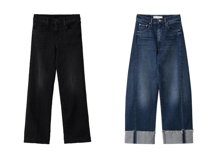 【MOTHER/マザー】のTHE HALF-PIPE ANKLE CUFF FRAY ロールアップデニム (PFI)&THE MID RISE RAMBLER ZIP FLOOD ストレートデニム (SPF) おすすめ！トレンド、レディースファッションの通販 おすすめ人気トレンドファッション通販アイテム 人気、トレンドファッション・服の通販 founy(ファニー) ファッション Fashion レディースファッション Fashion for Women パンツ Pants & Trousers デニムパンツ・ジーンズ・美脚デニム Denim Jeans & Pants デニム Denim, Jeans Material ロールアップ Roll-Up, Cuffed Hem ワイド Wide, Wide Fit 定番 Standard, Basic Item 新作・新入荷 New Arrivals / New In |ID:crp329100000223087