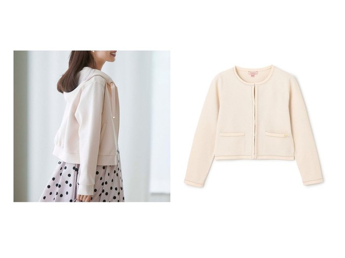 【TOCCA/トッカ】の【洗える】NIGHT GROOVE ニットジャケット&【洗える】NICE HOLIDAY HOODIE フーディー 秋冬におすすめ！トレンド、レディースファッションの通販 おすすめ人気トレンドファッション通販アイテム 人気、トレンドファッション・服の通販 founy(ファニー) ファッション Fashion レディースファッション Fashion for Women トップス・カットソー Cut & Sew Tops レディースパーカー・カジュアルフーディー Casual Hoodies & Sweatshirts 新作・新入荷 New Arrivals / New In パーカー Hoodie, Parka ホリデーシーズン Holiday Season 夏 Summer S/S・春夏 SS, Spring/Summer, Warm Season 洗える Machine Washable A/W・秋冬 Autumn/Winter |ID:crp329100000223098