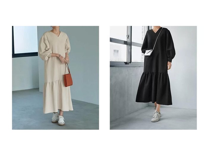 【STYLE DELI/スタイルデリ】のボトムフレアVネックワンピース おすすめ人気トレンドファッション通販アイテム 人気、トレンドファッション・服の通販 founy(ファニー) ファッション Fashion レディースファッション Fashion for Women ワンピース Dresses インナー Innerwear 春 Spring 秋 Autumn ギャザー Gathered, Ruffled クール Cool, Chic 切替 Switching, Contrast Panel ショルダー Shoulder, Shoulder Strap ジャケット Jacket, Outerwear ジョーゼット Georgette, Semi-Sheer Fabric スニーカー Sneakers, Trainers スリーブ Sleeve, Long Sleeve / Short Sleeve スーツ Suit, Formalwear セットアップ Set-Up, Coordinated Outfit ダメージ Distressed, Destroyed ドロップ Drop Shoulder, Dropped Style 定番 Standard, Basic Item ハイネック High Neck, Mock Neck フェミニン Feminine, Girly フォルム Silhouette, Form フォーマル Formal, Dressy フレア Flare, Flared ベーシック Basic, Essential ボトム Bottoms, Lower Wear ポケット Pocket, Pocket Detail モノトーン Monotone, Black and White 冬 Winter / This Winter おすすめ Recommended / Our Picks |ID:crp329100000223114