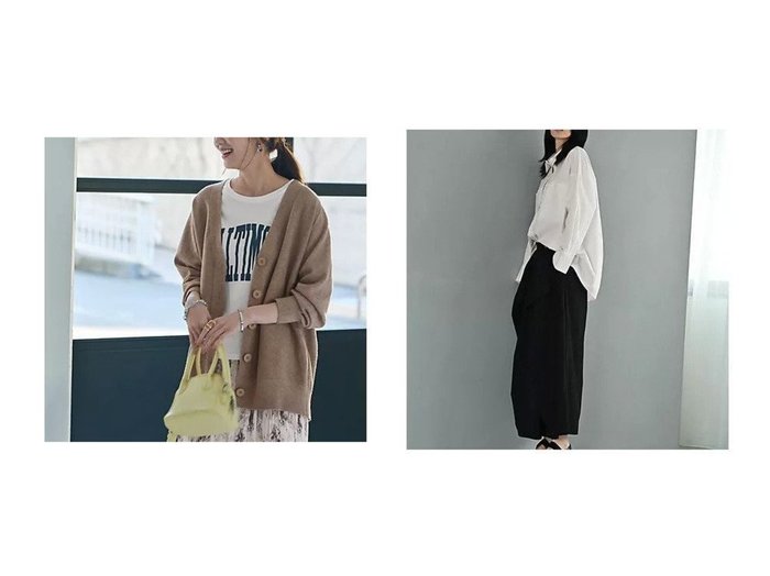 【STYLE DELI/スタイルデリ】の【BLK001】後ろコクーンシャツ&リラックスVネックカーディガン おすすめ人気トレンドファッション通販アイテム 人気、トレンドファッション・服の通販 founy(ファニー) ファッション Fashion レディースファッション Fashion for Women トップス・カットソー Cut & Sew Tops カーディガン・羽織り Layered Style Cardigans Vネックトップス V-Neck Tops / V-Cut Neckline Shirts シャツ・ブラウス・オフィスカジュアル Elegant Blouses & Button-Ups イエロー Yellow カーディガン Cardigan, Knitwear 切替 Switching, Contrast Panel サロペット Overalls, Salopette サーマル Thermal, Waffle Knit ジャケット Jacket, Outerwear スリーブ Sleeve, Long Sleeve / Short Sleeve 定番 Standard, Basic Item なめらか Smooth, Silky Texture フォルム Silhouette, Form フロント Front, Front Design ポケット Pocket, Pocket Detail リラックス Relax, Relaxed Fit ワイド Wide, Wide Fit ワッフル Waffle, Waffle Knit 夏 Summer キャミソール Camisole, Spaghetti Strap Top シンプル Simple, Minimal ストレッチ Stretch, Stretchy Fabric スラックス Slacks, Dress Pants スリット Slit, Slit Detail タンク Tank Top, Sleeveless Top ノースリーブ Sleeveless, No-Sleeve ワンポイント One Point, Statement Accent |ID:crp329100000223115