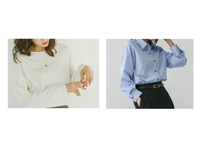 【GLOBAL WORK/グローバルワーク】の365日マイスタイルシャツ/571317&スラブボートネックルーズTシャツ/589058 おすすめ人気トレンドファッション通販アイテム 人気、トレンドファッション・服の通販 founy(ファニー) ファッション Fashion レディースファッション Fashion for Women トップス・カットソー Cut & Sew Tops シャツ・ブラウス・オフィスカジュアル Elegant Blouses & Button-Ups ロングTシャツ・Tシャツ Longline T-Shirts & Tees おすすめ Recommended / Our Picks カットソー Cut and Sewn Top スリット Slit, Slit Detail ネックレス Necklace, Pendant Necklace フェミニン Feminine, Girly フロント Front, Front Design ミリタリー Military, Army Style ベーシック Basic, Essential ボトム Bottoms, Lower Wear ワイド Wide, Wide Fit |ID:crp329100000223116