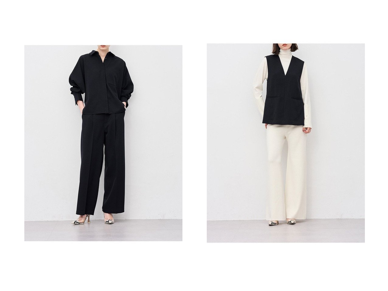 【uncrave/アンクレイヴ】のウォッシャブルウールライクツイル ドルマンシャツ&ウォッシャブルウールライクツイル ジレ おすすめ！トレンド、レディースファッションの通販 おすすめ人気トレンドファッション通販アイテム インテリア・キッズ・メンズ・レディースファッション・服の通販 founy(ファニー) 　ファッション　Fashion　レディースファッション　Fashion for Women　トップス・カットソー　Cut & Sew Tops　シャツ・ブラウス・オフィスカジュアル　Elegant Blouses & Button-Ups　アウター　Coat / Outerwear Collection　レディースジャケット・軽アウター　Jackets　シャンブレー　Chambray, Denim-Like Fabric　スリーブ　Sleeve, Long Sleeve / Short Sleeve　ツイル　Twist, Twisted Detail　バランス　Balance, Style Balance　レギュラー　Regular, Standard Fit　ロング　Long, Long-Length　定番　Standard, Basic Item　新作・新入荷　New Arrivals / New In　ブラウン系　Brown　グレー系　Gray　ブルー系　Blue　|ID:crp329100000223162