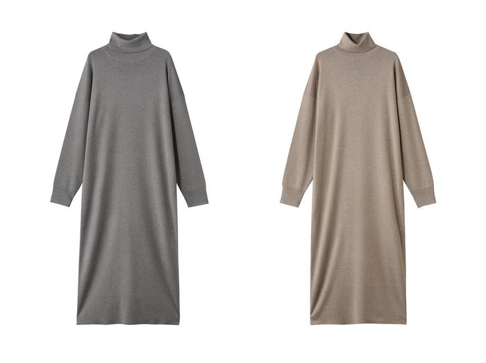 【three dots/スリー ドッツ】のリュクスセーター ドレス&【ラメニット】リュクスセーター ドレス おすすめ！トレンド、レディースファッションの通販 おすすめ人気トレンドファッション通販アイテム 人気、トレンドファッション・服の通販 founy(ファニー) 　ファッション　Fashion　レディースファッション　Fashion for Women　ワンピース　Dresses　フォーマル・パーティードレス・結婚式用ドレス　Elegant & Casual Dresses　チュニック　Tunic Tops & Dresses　シンプル　Simple, Minimal　チュニック　Tunic, Long Top　ドレス　Dress, One-Piece　ベスト　Vest, Waistcoat　ロング　Long, Long-Length　定番　Standard, Basic Item　新作・新入荷　New Arrivals / New In　旅行　Travel　ストレート　Straight, Straight Cut　|ID:crp329100000223168