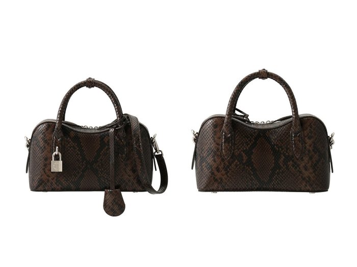 【STELLA McCARTNEY/ステラ マッカートニー】のStella Ryder Small スネーク2wayボストンバッグ おすすめ！トレンド、レディースファッションの通販 おすすめ人気トレンドファッション通販アイテム 人気、トレンドファッション・服の通販 founy(ファニー) ファッション Fashion レディースファッション Fashion for Women バッグ Bags おすすめ Recommended / Our Picks オケージョン Occasion Wear コンパクト Compact, Small Size パーティ Party, Party Style フォルム Silhouette, Form ボストン Boston ボストンバッグ Boston Bag, Retro Bag リュクス Luxury, Elegant, High-End, Chic 新作・新入荷 New Arrivals / New In |ID:crp329100000223177