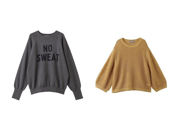 【heliopole/エリオポール】のダブルジャカードロゴニット&SHEER SPANGLE ニット おすすめ人気トレンドファッション通販アイテム 人気、トレンドファッション・服の通販 founy(ファニー) ファッション Fashion レディースファッション Fashion for Women トップス・カットソー Cut & Sew Tops ニット Knit Tops & Sweaters カジュアルプルオーバー・ニットトップス Pullovers & Knit Tops / Casual Pullovers スウェット / スエット Sweatshirt, Sweatwear ロング Long, Long-Length 定番 Standard, Basic Item 新作・新入荷 New Arrivals / New In A/W・秋冬 Autumn/Winter おすすめ Recommended / Our Picks キャミソール Camisole, Spaghetti Strap Top トレンド Trend, Trending Now ハイネック High Neck, Mock Neck メッシュ Mesh, Net Fabric |ID:crp329100000223216