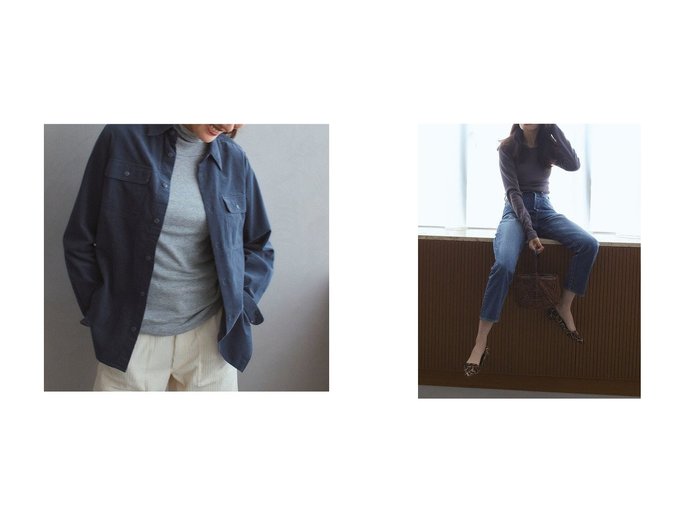 【MY WEAKNESS/マイ ウィークネス】のRanch Shirt&Soft Rib T おすすめ！トレンド、レディースファッションの通販 おすすめ人気トレンドファッション通販アイテム 人気、トレンドファッション・服の通販 founy(ファニー) ファッション Fashion レディースファッション Fashion for Women トップス・カットソー Cut & Sew Tops シャツ・ブラウス・オフィスカジュアル Elegant Blouses & Button-Ups ロングTシャツ・Tシャツ Longline T-Shirts & Tees カットソー・ベーシックTシャツ Cut-and-Sewn Tops / Stretch Tees & Basics コーデュロイ Corduroy, Cord Fabric スリーブ Sleeve, Long Sleeve / Short Sleeve フラップ Flap, Flap Pocket ポケット Pocket, Pocket Detail ロング Long, Long-Length ワーク Workwear, Utility Style 定番 Standard, Basic Item 新作・新入荷 New Arrivals / New In |ID:crp329100000223260