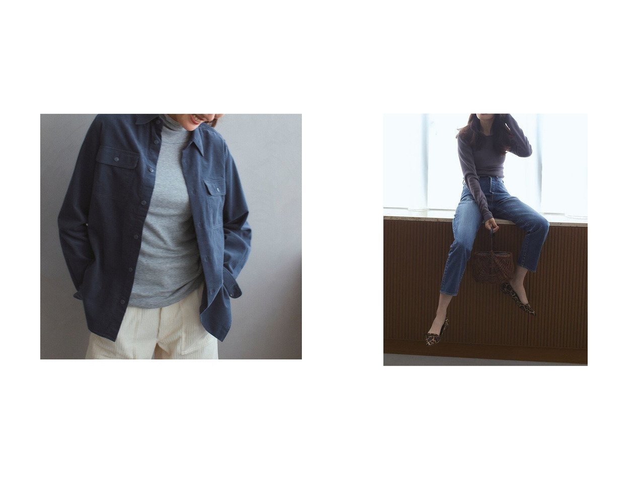【MY WEAKNESS/マイ ウィークネス】のRanch Shirt&Soft Rib T おすすめ！トレンド、レディースファッションの通販 おすすめ人気トレンドファッション通販アイテム インテリア・キッズ・メンズ・レディースファッション・服の通販 founy(ファニー) 　ファッション　Fashion　レディースファッション　Fashion for Women　トップス・カットソー　Cut & Sew Tops　シャツ・ブラウス・オフィスカジュアル　Elegant Blouses & Button-Ups　ロングTシャツ・Tシャツ　Longline T-Shirts & Tees　カットソー・ベーシックTシャツ　Cut-and-Sewn Tops / Stretch Tees & Basics　コーデュロイ　Corduroy, Cord Fabric　スリーブ　Sleeve, Long Sleeve / Short Sleeve　フラップ　Flap, Flap Pocket　ポケット　Pocket, Pocket Detail　ロング　Long, Long-Length　ワーク　Workwear, Utility Style　定番　Standard, Basic Item　新作・新入荷　New Arrivals / New In　ベージュ系　Beige　ブルー系　Blue　ホワイト系　White　イエロー系　Yellow　|ID:crp329100000223260