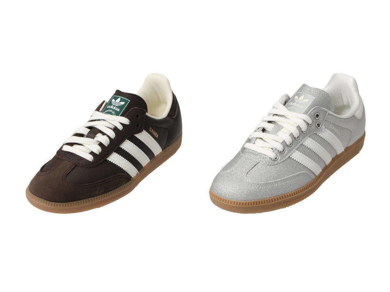 【heliopole/エリオポール】の【adidas】SAMBA OG W&【adidas】SAMBA OG おすすめ！トレンド、レディースファッションの通販 おすすめ人気トレンドファッション通販アイテム インテリア・キッズ・メンズ・レディースファッション・服の通販 founy(ファニー) 　ファッション　Fashion　レディースファッション　Fashion for Women　スニーカー　Sneakers, Trainers　トレンド　Trend, Trending Now　マキシ　Maxi, Full Length　ワイド　Wide, Wide Fit　新作・新入荷　New Arrivals / New In　ブラウン系　Brown　ゴールド系　Gold　|ID:crp329100000223270