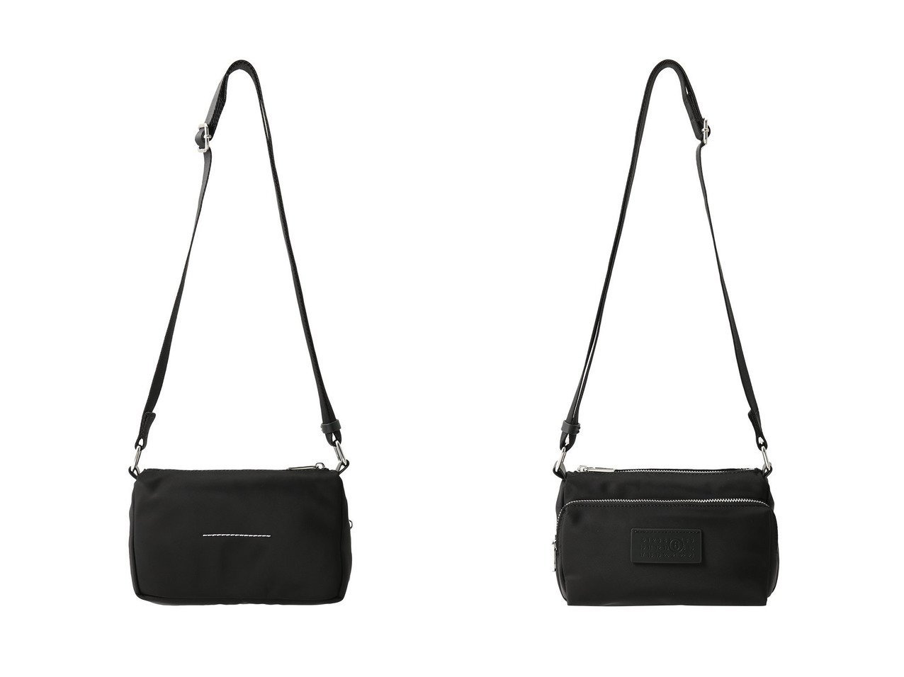 【MM6 Maison Martin Margiela/エムエム6 メゾン マルタン マルジェラ】の【UNISEX】ナイロン クロスボディ バッグ おすすめ！トレンド、レディースファッションの通販 おすすめ人気トレンドファッション通販アイテム インテリア・キッズ・メンズ・レディースファッション・服の通販 founy(ファニー) 　ファッション　Fashion　レディースファッション　Fashion for Women　バッグ　Bags　ポーチ&ミニバッグ　Pouches & Mini Bags　ユニセックス　Unisex, Genderless　コンパクト　Compact, Small Size　スマート　Smart, Elegant　新作・新入荷　New Arrivals / New In　旅行　Travel　ブラック系　Black　|ID:crp329100000223274