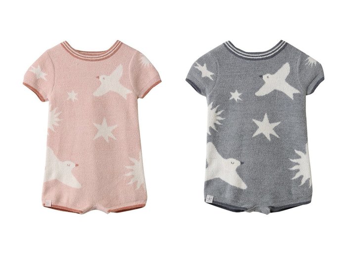 【BAREFOOT DREAMS / KIDS/ベアフットドリームス】の【Baby】コージーシックウルトラライト スパロウ ロンパース KIDS,BABY おすすめ！トレンド、キッズファッションの通販 おすすめ人気トレンドファッション通販アイテム 人気、トレンドファッション・服の通販 founy(ファニー) ファッション Fashion キッズファッション Fashion for Kids シンプル Simple, Minimal ベビー Baby, Babywear ロンパース Romper, Jumpsuit 新作・新入荷 New Arrivals / New In |ID:crp329100000223284