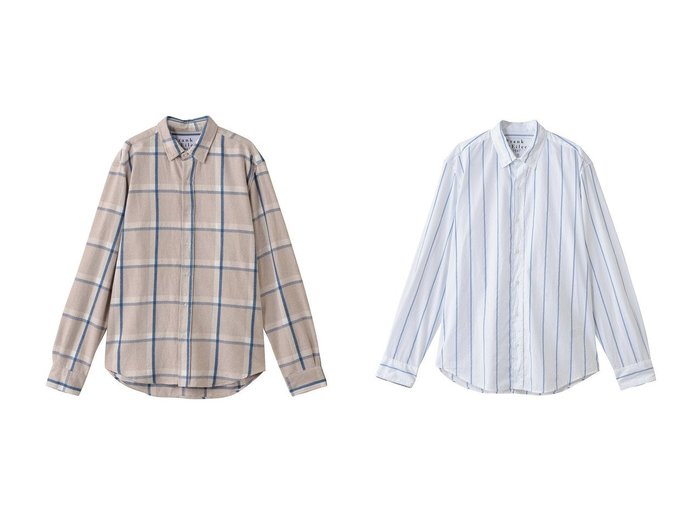 【Frank&Eileen / MEN/フランク&アイリーン】の【MEN】FINBAR イタリアンコットン チェック シャツ&【MEN】FINBAR イタリアンコットン ブルーストライプ シャツ MEN おすすめ！トレンド、メンズファッションの通販 おすすめ人気トレンドファッション通販アイテム 人気、トレンドファッション・服の通販 founy(ファニー) ファッション Fashion メンズファッション Fashion for Men スラックス Slacks, Dress Pants スリーブ Sleeve, Long Sleeve / Short Sleeve チェック Check, Plaid, Tartan デニム Denim, Jeans Material リラックス Relax, Relaxed Fit ロング Long, Long-Length 新作・新入荷 New Arrivals / New In |ID:crp329100000223285