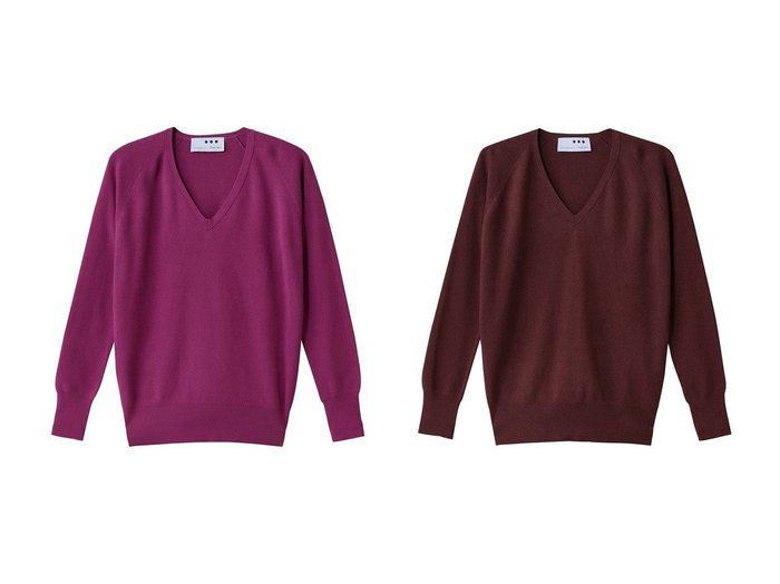 【three dots/スリー ドッツ】のコットンメランジスムースプルオーバー おすすめ！トレンド、レディースファッションの通販 おすすめ人気トレンドファッション通販アイテム 人気、トレンドファッション・服の通販 founy(ファニー) ファッション Fashion レディースファッション Fashion for Women トップス・カットソー Cut & Sew Tops ニット Knit Tops & Sweaters カジュアルプルオーバー・ニットトップス Pullovers & Knit Tops / Casual Pullovers シンプル Simple, Minimal デコルテ Décolleté, Neckline フォルム Silhouette, Form ボトム Bottoms, Lower Wear リラックス Relax, Relaxed Fit エレガント 上品 Elegant |ID:crp329100000223293