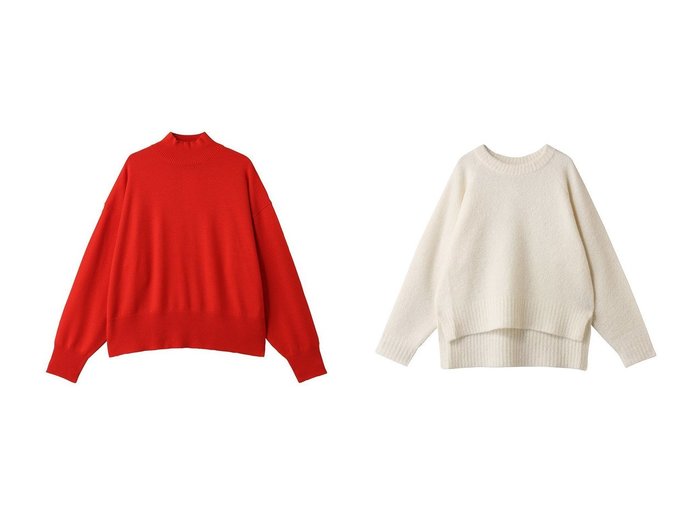 【three dots/スリー ドッツ】のウールアウトフィット タートル&ミニブークレートップ おすすめ！トレンド、レディースファッションの通販 おすすめ人気トレンドファッション通販アイテム 人気、トレンドファッション・服の通販 founy(ファニー) 　ファッション　Fashion　レディースファッション　Fashion for Women　トップス・カットソー　Cut & Sew Tops　ニット　Knit Tops & Sweaters　カジュアルプルオーバー・ニットトップス　Pullovers & Knit Tops / Casual Pullovers　おすすめ　Recommended / Our Picks　インナー　Innerwear　シンプル　Simple, Minimal　セットアップ　Set-Up, Coordinated Outfit　タートル　Turtleneck, Turtle Collar　ハイネック　High Neck, Mock Neck　新作・新入荷　New Arrivals / New In　|ID:crp329100000223342