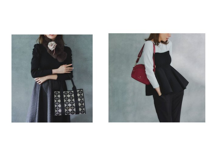 【TOCCA/トッカ】の【洗える】FLOWER PATH ニットトップス&【洗える】FLOWER PATH ドレス おすすめ！トレンド、レディースファッションの通販 おすすめ人気トレンドファッション通販アイテム 人気、トレンドファッション・服の通販 founy(ファニー) 　ファッション　Fashion　レディースファッション　Fashion for Women　ワンピース　Dresses　フォーマル・パーティードレス・結婚式用ドレス　Elegant & Casual Dresses　トップス・カットソー　Cut & Sew Tops　ニット　Knit Tops & Sweaters　アクセサリー　Fashion Accessories　洗える　Machine Washable　ジャカード／ジャガード　Jacquard, Woven Pattern　ジャケット　Jacket, Outerwear　トレンド　Trend, Trending Now　ドッキング　Docking, Mixed Material　ドレス　Dress, One-Piece　パール　Pearl, Pearl Accent　フィット　Fit, Slim Fit　フラワー　Flower, Floral　リラックス　Relax, Relaxed Fit　A/W・秋冬　Autumn/Winter　冬　Winter / This Winter　新作・新入荷　New Arrivals / New In　ビジネス 仕事 通勤　Business / Work / Commuting　2025年　2025　2025-2026秋冬・A/W　Autumn/Winter 2025–26 AW25–26　|ID:crp329100000223355