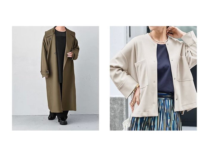 【STYLE DELI/スタイルデリ】の厚地ジョーゼットブルゾンジャケット&【BLK001】襟付きオーバーサイズコート おすすめ！トレンド、レディースファッションの通販 おすすめ人気トレンドファッション通販アイテム 人気、トレンドファッション・服の通販 founy(ファニー) ファッション Fashion レディースファッション Fashion for Women アウター Coat / Outerwear Collection コート・ロングコート・ピーコート Long Coats, Peacoats & More レディースジャケット・軽アウター Jackets ブルゾンジャケット・スポーティアウター Blouson Jackets イエロー Yellow オケージョン Occasion Wear ショルダー Shoulder, Shoulder Strap シンプル Simple, Minimal ドロップ Drop Shoulder, Dropped Style 定番 Standard, Basic Item ポケット Pocket, Pocket Detail ラウンド Round, Round Neck ロング Long, Long-Length ワイド Wide, Wide Fit おすすめ Recommended / Our Picks エレガント 上品 Elegant セレモニー Ceremony インナー Innerwear 腕時計 Wristwatch カーディガン Cardigan, Knitwear ギャザー Gathered, Ruffled クール Cool, Chic シルバー Silver, Metallic Silver ジャケット Jacket, Outerwear ジョーゼット Georgette, Semi-Sheer Fabric スクエア Square, Square Shape ストレッチ Stretch, Stretchy Fabric ストレート Straight, Straight Cut |ID:crp329100000223380
