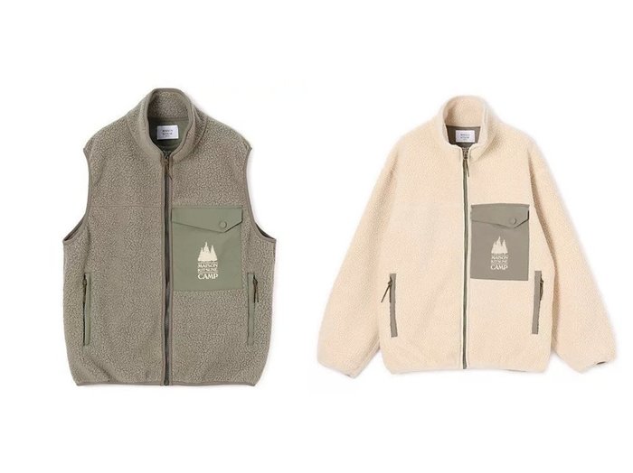 【MAISON KITSUNE/メゾン キツネ】のCASUAL FLEECE JACKET&CASUAL FLEECE SLEEVELESS VEST おすすめ！トレンド、レディースファッションの通販 おすすめ人気トレンドファッション通販アイテム 人気、トレンドファッション・服の通販 founy(ファニー) ファッション Fashion レディースファッション Fashion for Women アウター Coat / Outerwear Collection レディースジャケット・軽アウター Jackets トップス・カットソー Cut & Sew Tops ベスト&ジレ / 重ね着スタイル Vests & Gilets 2025年 2025 2025-2026秋冬・A/W Autumn/Winter 2025–26 AW25–26 お家時間・ステイホーム Stay Home / At Home クール Cool, Chic コレクション Collection, Seasonal Line スポーツ Sports, Activewear 洗える Machine Washable |ID:crp329100000223381