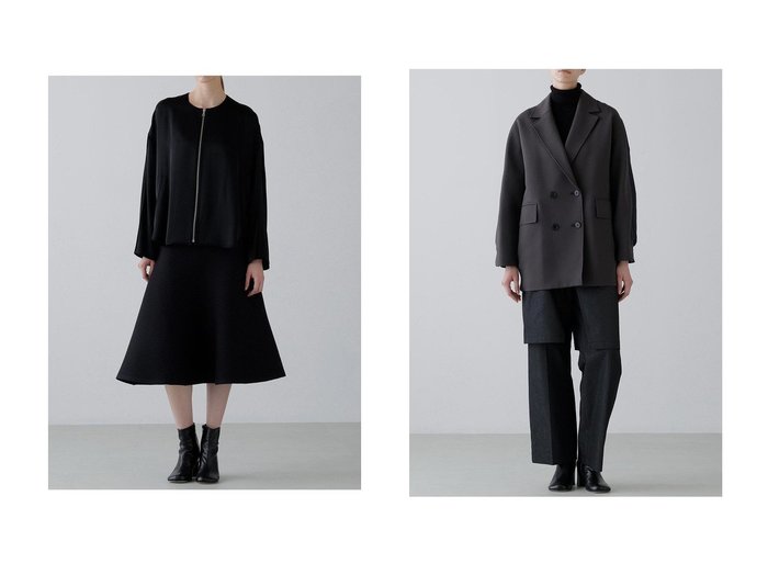 【ADORE/アドーア】のリュクスサテンジャケット&トリプルクロスジャケット おすすめ！トレンド、レディースファッションの通販 おすすめ人気トレンドファッション通販アイテム 人気、トレンドファッション・服の通販 founy(ファニー) ファッション Fashion レディースファッション Fashion for Women アウター Coat / Outerwear Collection レディースジャケット・軽アウター Jackets キルティング Quilted, Quilting コクーン Cocoon, Cocoon Silhouette コンビ Combo, Combination Style ジャケット Jacket, Outerwear タフタ Taffeta, Structured Fabric ダブル Double, Double-Breasted ブルゾン Blouson, Bomber Jacket 新作・新入荷 New Arrivals / New In |ID:crp329100000223401