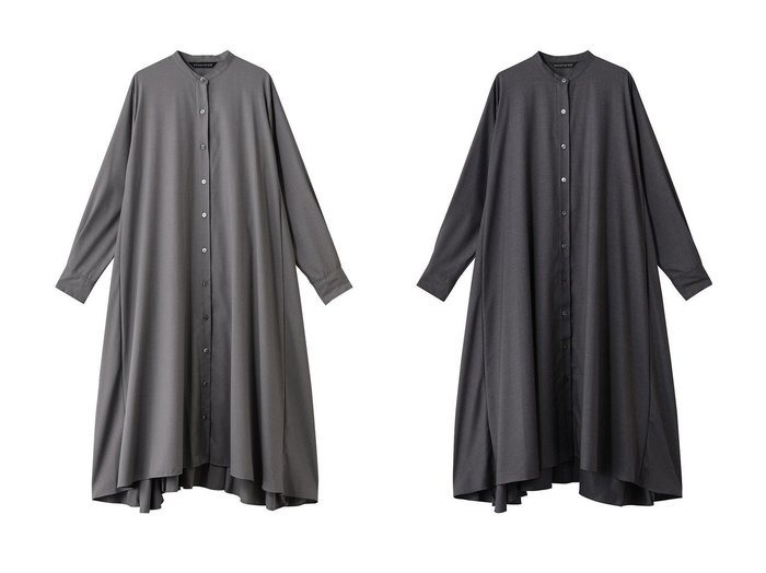 【mizuiro ind/ミズイロ インド】のR stand collar flare OP ワンピース おすすめ！トレンド、レディースファッションの通販 おすすめ人気トレンドファッション通販アイテム インテリア・キッズ・メンズ・レディースファッション・服の通販 founy(ファニー) https://founy.com/ ファッション Fashion レディースファッション Fashion for Women ワンピース Dresses チュニック Tunic Tops & Dresses チュニック Tunic, Long Top フレア Flare, Flared ロング Long, Long-Length エレガント 上品 Elegant 新作・新入荷 New Arrivals / New In |ID:crp329100000223465