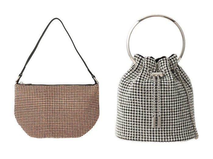 【STACCATO/スタッカート】のシャインハンドバッグ&シャインワンハンドルパーティーバッグ おすすめ！トレンド、レディースファッションの通販 おすすめ人気トレンドファッション通販アイテム 人気、トレンドファッション・服の通販 founy(ファニー) ファッション Fashion レディースファッション Fashion for Women バッグ Bags サークル Circle, Round Design スタイリッシュ Stylish, Fashionable デニム Denim, Jeans Material パーティ Party, Party Style ビジュー Bijou, Jewel-like Accent 新作・新入荷 New Arrivals / New In |ID:crp329100000223490