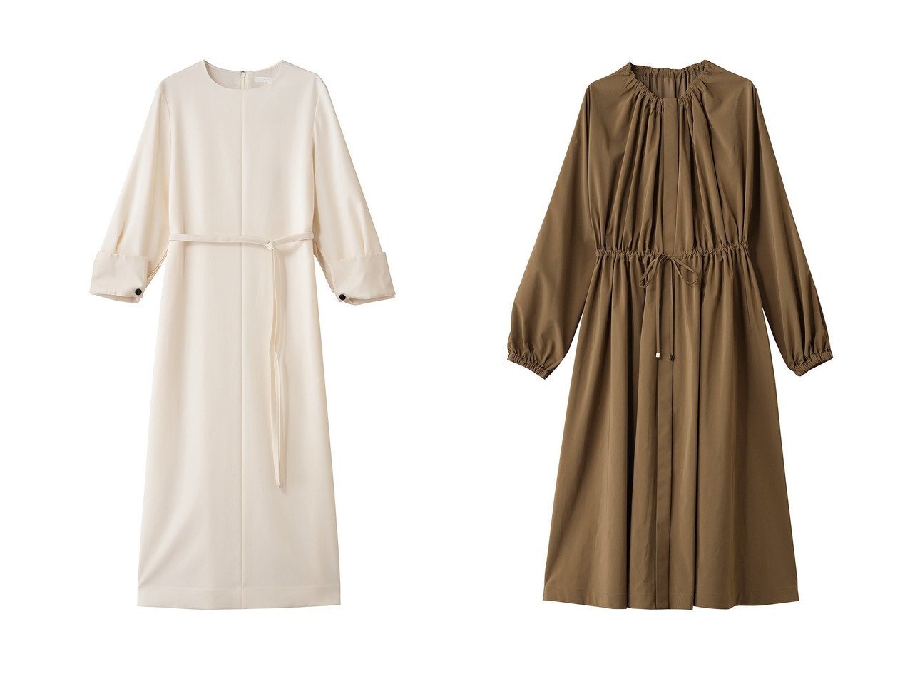 【ebure/エブール】の【店舗限定】ボイルダブルクロス Iラインワンピース&【店舗限定】ハイカウントライトタフタ ワンピースコート おすすめ！トレンド、レディースファッションの通販 おすすめ人気トレンドファッション通販アイテム インテリア・キッズ・メンズ・レディースファッション・服の通販 founy(ファニー) 　ファッション　Fashion　レディースファッション　Fashion for Women　ワンピース　Dresses　チュニック　Tunic Tops & Dresses　アウター　Coat / Outerwear Collection　コート・ロングコート・ピーコート　Long Coats, Peacoats & More　おすすめ　Recommended / Our Picks　アクセサリー　Fashion Accessories　オケージョン　Occasion Wear　カフス　Cuff Design　シルク　Silk, 100% Silk　チュニック　Tunic, Long Top　ネックレス　Necklace, Pendant Necklace　エレガント 上品　Elegant　スポーティ　Sporty, Casual Athletic　ドローコード　Drawcord, Drawstring Cord　パウダー　Powder, Soft Tone　ブラウジング　Blouson Silhouette, Cinched Waist　リラックス　Relax, Relaxed Fit　ホワイト系　White　ブルー系　Blue　ブラック系　Black　|ID:crp329100000223534