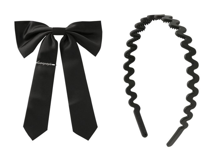 【heyep/ヘイップ】のWave Edge Headband&Necktie Ribbon Barrette おすすめ！トレンド、レディースファッションの通販 おすすめ人気トレンドファッション通販アイテム 人気、トレンドファッション・服の通販 founy(ファニー) ファッション Fashion レディースファッション Fashion for Women シュシュ&ヘアアクセ/ヘアアレンジ Scrunchies & Hair Accessories アクセサリー Fashion Accessories バレッタ Barrette, Hair Clip パーティ Party, Party Style ミックス Mix, Mixed Style リボン Ribbon, Bow エレガント 上品 Elegant 新作・新入荷 New Arrivals / New In |ID:crp329100000223543