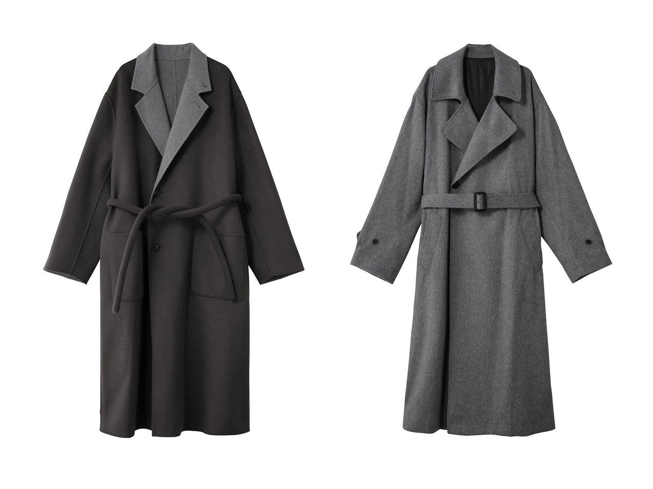 【ssstein / MEN/シュタイン】の【MEN】CASHMERE REVERSIBLE NOTCH LAPEL COAT&【MEN】OVERSIZED DOUBLE BREASTED COAT おすすめ！トレンド、メンズファッションの通販 おすすめ人気トレンドファッション通販アイテム インテリア・キッズ・メンズ・レディースファッション・服の通販 founy(ファニー) 　ファッション　Fashion　メンズファッション　Fashion for Men　アウター　Men's Coats Outerwear　クッション　Cushion, Throw Pillow　ダブル　Double, Double-Breasted　フェイス　Face, Facial Design　リバーシブル　Reversible, Two-Sided　ロング　Long, Long-Length　新作・新入荷　New Arrivals / New In　グレー系　Gray　グリーン系　Green　ブラック系　Black　|ID:crp329100000223557
