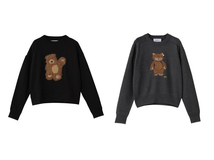 【MUVEIL/ミュベール】のクマ裏毛プルオーバー&クマインターシャプルオーバー おすすめ！トレンド、レディースファッションの通販 おすすめ人気トレンドファッション通販アイテム 人気、トレンドファッション・服の通販 founy(ファニー) ファッション Fashion レディースファッション Fashion for Women トップス・カットソー Cut & Sew Tops シャツ・ブラウス・オフィスカジュアル Elegant Blouses & Button-Ups レディースパーカー・カジュアルフーディー Casual Hoodies & Sweatshirts ロングTシャツ・Tシャツ Longline T-Shirts & Tees カジュアルプルオーバー・ニットトップス Pullovers & Knit Tops / Casual Pullovers スウェット・クルーネックトップス Sweatshirts & Crewnecks / Relaxed Fit Sweat Tops カットソー・ベーシックTシャツ Cut-and-Sewn Tops / Stretch Tees & Basics ニット Knit Tops & Sweaters コレクション Collection, Seasonal Line ボトム Bottoms, Lower Wear 新作・新入荷 New Arrivals / New In |ID:crp329100000223572