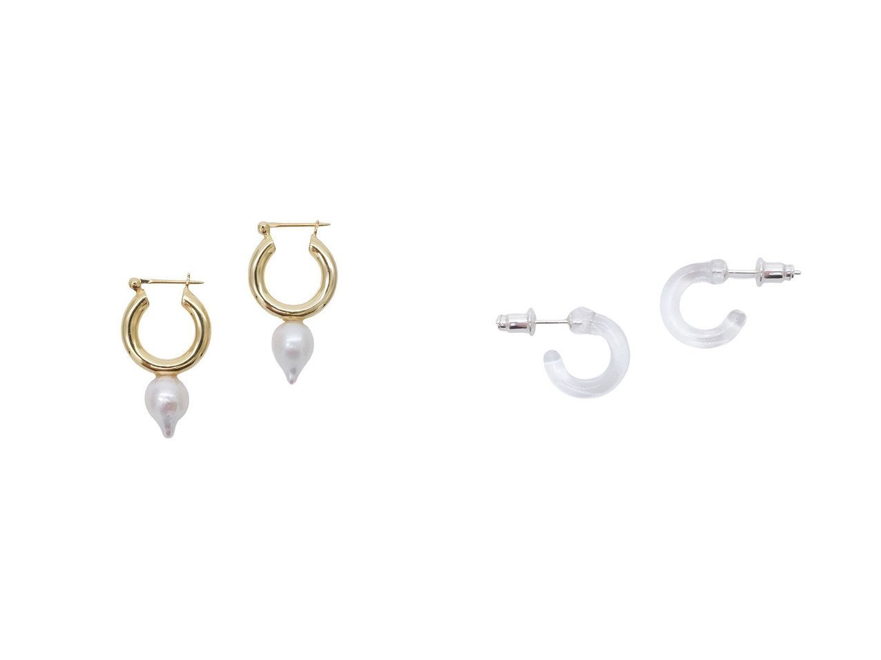 【Lemme/レム】のHoop ピアス&Studs Pearl Hoop ピアス おすすめ！トレンド、レディースファッションの通販 おすすめ人気トレンドファッション通販アイテム インテリア・キッズ・メンズ・レディースファッション・服の通販 founy(ファニー) 　ファッション　Fashion　レディースファッション　Fashion for Women　ジュエリー　Jewelry　ファッションリング　Fashion Rings　イヤリング・フープ・ドロップタイプ　Hoop, Drop & Clip Earrings　イヤリング　Earrings　シンプル　Simple, Minimal　スタッズ　Studs, Metal Accents　パール　Pearl, Pearl Accent　フォルム　Silhouette, Form　フープ　Hoop, Hoop Earrings　エレガント 上品　Elegant　新作・新入荷　New Arrivals / New In　シルバー系　Silver　|ID:crp329100000223579