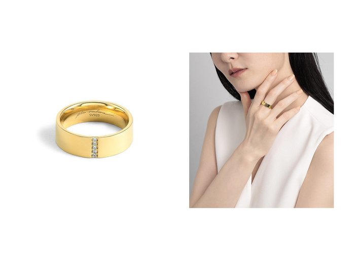 【Plus Vendome/プラス ヴァンドーム】のFINELINETATTOO リング おすすめ！トレンド、レディースファッションの通販 おすすめ人気トレンドファッション通販アイテム 人気、トレンドファッション・服の通販 founy(ファニー) ファッション Fashion レディースファッション Fashion for Women イエロー Yellow クリスタル Crystal, Swarovski コレクション Collection, Seasonal Line コーティング Coating, Coated Finish シンプル Simple, Minimal スタイリッシュ Stylish, Fashionable プレート Plate, Dish メタル Metal, Metal Parts モダン Modern, Contemporary モチーフ Motif, Design Theme 新作・新入荷 New Arrivals / New In |ID:crp329100000223599