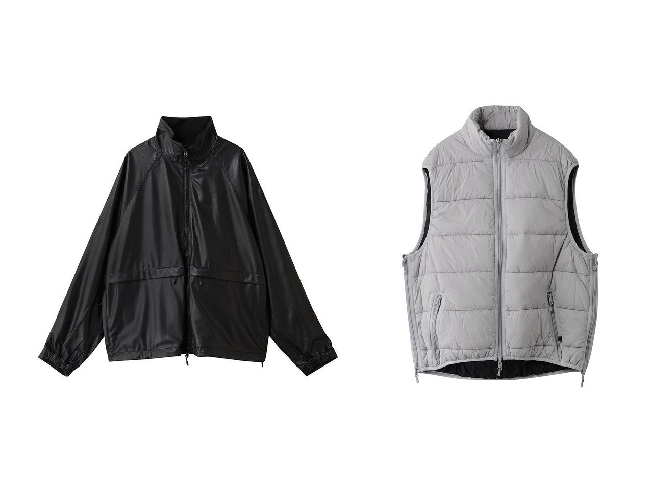 【DAIWA PIER39 / MEN/ダイワ ピアサーティーナイン】の【MEN】TECH SYNTHETIC SKIN WINDBREAKER JACKET&【MEN】TECH REVERSIBLE CLIMBERS PUFF VEST おすすめ！トレンド、レディースファッションの通販 おすすめ人気トレンドファッション通販アイテム インテリア・キッズ・メンズ・レディースファッション・服の通販 founy(ファニー) 　ファッション　Fashion　メンズファッション　Fashion for Men　アウター　Men's Coats Outerwear　インナー　Innerwear　シンプル　Simple, Minimal　ジャケット　Jacket, Outerwear　スポーツ　Sports, Activewear　フラップ　Flap, Flap Pocket　フロント　Front, Front Design　プリーツ　Pleats, Pleated　ポケット　Pocket, Pocket Detail　ミリタリー　Military, Army Style　メッシュ　Mesh, Net Fabric　モバイル　Mobile, Smartphone　リアル　Real, Realistic　ワーク　Workwear, Utility Style　新作・新入荷　New Arrivals / New In　アウトドア　Outdoor Clothing　ベスト　Vest, Waistcoat　防寒　Cold Protection, Winter-Ready　ブラック系　Black　ブラウン系　Brown　グリーン系　Green　ゴールド系　Gold　|ID:crp329100000223600