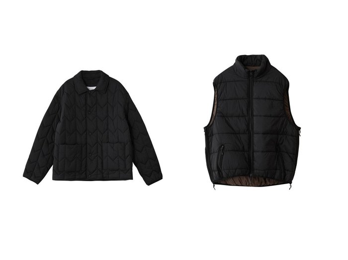 【DAIWA PIER39 / MEN/ダイワ ピアサーティーナイン】の【MEN】TECH REVERSIBLE CLIMBERS PUFF VEST&【MAISON KITSUNE / MEN/メゾン キツネ】の【MEN】QUILTED ブルゾン おすすめ！トレンド、レディースファッションの通販 おすすめ人気トレンドファッション通販アイテム 人気、トレンドファッション・服の通販 founy(ファニー) ファッション Fashion メンズファッション Fashion for Men アウター Men's Coats Outerwear キルティング Quilted, Quilting ジャケット Jacket, Outerwear フレンチ French, French Style ブルゾン Blouson, Bomber Jacket 新作・新入荷 New Arrivals / New In アウトドア Outdoor Clothing シンプル Simple, Minimal スポーツ Sports, Activewear ベスト Vest, Waistcoat ポケット Pocket, Pocket Detail 防寒 Cold Protection, Winter-Ready |ID:crp329100000223601