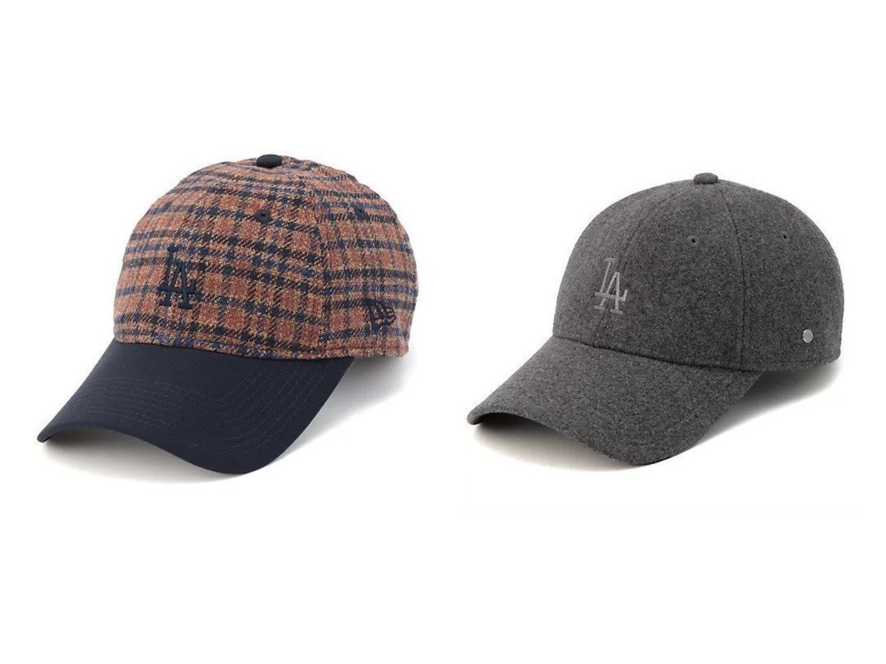 【suadeo/スアデオ】の【別注】Long Visor Los Angeles Dodgers CAP&【別注】Long Visor Cloth strap Los Angeles Dodgers PLD 2T おすすめ！トレンド、レディースファッションの通販 おすすめ人気トレンドファッション通販アイテム インテリア・キッズ・メンズ・レディースファッション・服の通販 founy(ファニー) 　ファッション　Fashion　レディースファッション　Fashion for Women　コレクション　Collection, Seasonal Line　チェック　Check, Plaid, Tartan　フロント　Front, Front Design　ロング　Long, Long-Length　別注　Limited Edition, Custom Order　フィット　Fit, Slim Fit　A/W・秋冬　Autumn/Winter　ブラウン系　Brown　グレー系　Gray　ブラック系　Black　|ID:crp329100000223606