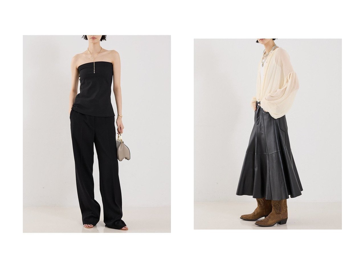【THE STORE by C/ザ ストア バイ シー】の【COCUCA】ビスチェ&【COCUCA】シルクフェミニンブラウス おすすめ！トレンド、レディースファッションの通販 おすすめ人気トレンドファッション通販アイテム インテリア・キッズ・メンズ・レディースファッション・服の通販 founy(ファニー) 　ファッション　Fashion　レディースファッション　Fashion for Women　トップス・カットソー　Cut & Sew Tops　キャミソール&ノースリーブ　Camisoles & Sleeveless Tops　シャツ・ブラウス・オフィスカジュアル　Elegant Blouses & Button-Ups　ロングTシャツ・Tシャツ　Longline T-Shirts & Tees　カットソー・ベーシックTシャツ　Cut-and-Sewn Tops / Stretch Tees & Basics　ビスチェ　Bustiers & Corset Tops / Layered Bustier Style　インナー　Innerwear　キャミソール　Camisole, Spaghetti Strap Top　シェイプ　Shape, Slim Fit　ジャケット　Jacket, Outerwear　ストレッチ　Stretch, Stretchy Fabric　スマート　Smart, Elegant　タンク　Tank Top, Sleeveless Top　ダブル　Double, Double-Breasted　バイアス　Bias, Diagonal Cut　ビスチェ　Bustier, Corset Top　フィット　Fit, Slim Fit　新作・新入荷　New Arrivals / New In　グレー系　Gray　ブラック系　Black　イエロー系　Yellow　|ID:crp329100000223619