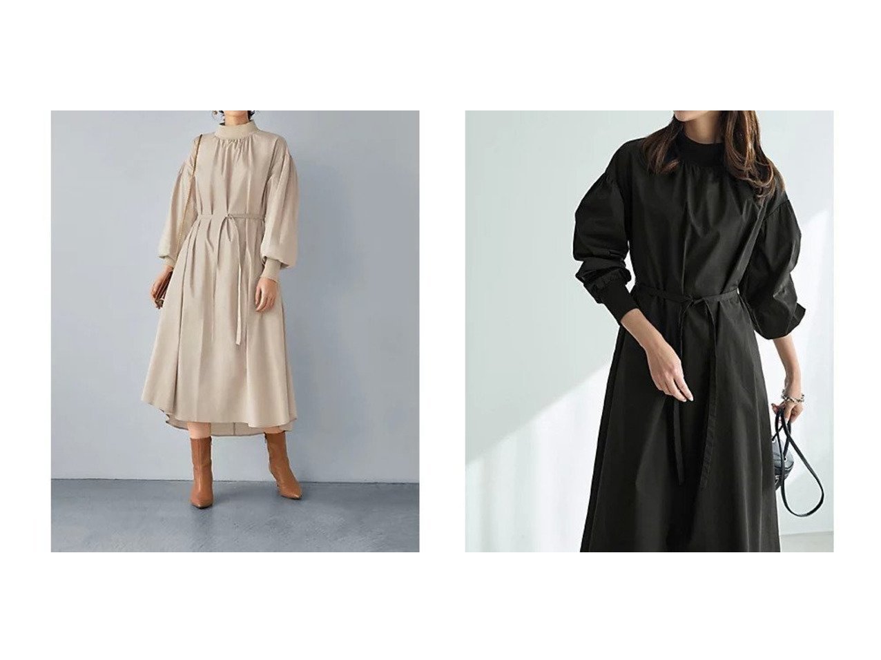 【STYLE DELI/スタイルデリ】の【LUXE】リブポイントロングワンピース おすすめ！トレンド、レディースファッションの通販 おすすめ人気トレンドファッション通販アイテム インテリア・キッズ・メンズ・レディースファッション・服の通販 founy(ファニー) 　ファッション　Fashion　レディースファッション　Fashion for Women　ワンピース　Dresses　インナー　Innerwear　エレガント 上品　Elegant　春　Spring　ギャザー　Gathered, Ruffled　クール　Cool, Chic　ショルダー　Shoulder, Shoulder Strap　スタンド　Stand Collar, Upright Stand　スニーカー　Sneakers, Trainers　タイプライター　Typewriter Fabric, Crisp Cotton　ダメージ　Distressed, Destroyed　ドロップ　Drop Shoulder, Dropped Style　フォルム　Silhouette, Form　ペチコート　Petticoat, Underskirt　ポケット　Pocket, Pocket Detail　リボン　Ribbon, Bow　リュック　Backpack, Rucksack　ループ　Loop, Loop Knit　ロング　Long, Long-Length　おすすめ　Recommended / Our Picks　夏　Summer　ベージュ系　Beige　ブラック系　Black　|ID:crp329100000223631