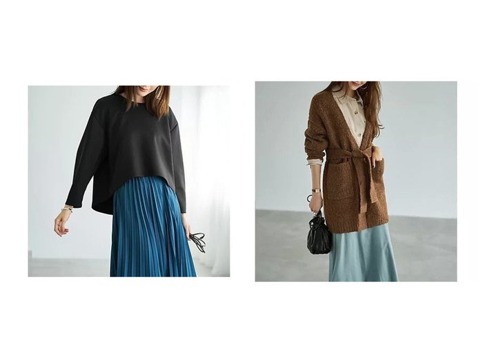 【STYLE DELI/スタイルデリ】のあったかモコモコニットガウン&【Made in JAPAN】バナナスリーブダンボールトップス おすすめ！トレンド、レディースファッションの通販 おすすめ人気トレンドファッション通販アイテム 人気、トレンドファッション・服の通販 founy(ファニー) ファッション Fashion レディースファッション Fashion for Women トップス・カットソー Cut & Sew Tops ニット Knit Tops & Sweaters カットソー Cut and Sewn Top ショート Short, Short Length トレンド Trend, Trending Now 定番 Standard, Basic Item フォルム Silhouette, Form ポケット Pocket, Pocket Detail 日本製 Made In Japan 夏 Summer イエロー Yellow ガウン Gown, Robe シンプル Simple, Minimal ベーシック Basic, Essential ミックス Mix, Mixed Style リラックス Relax, Relaxed Fit ループ Loop, Loop Knit 冬 Winter / This Winter A/W・秋冬 Autumn/Winter |ID:crp329100000223632