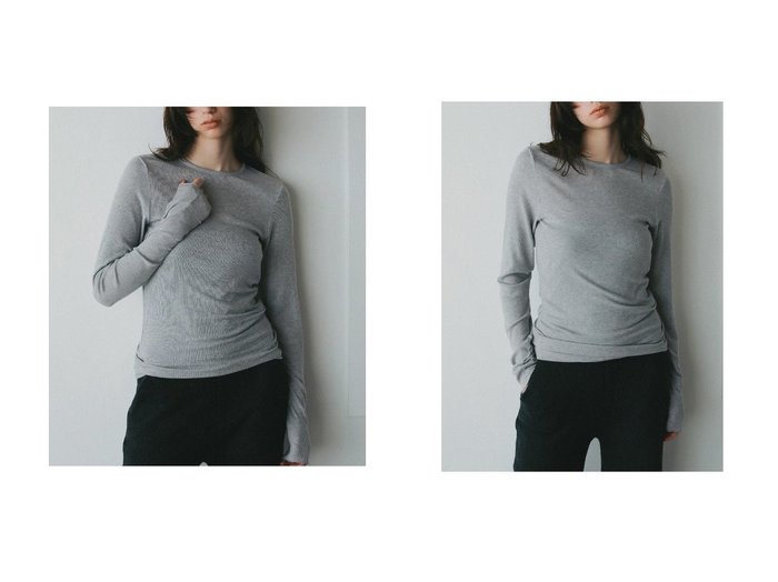 【HER./ハー】のカシミヤシルクブレンドシアーテレコプルオーバー おすすめ！トレンド、レディースファッションの通販 おすすめ人気トレンドファッション通販アイテム 人気、トレンドファッション・服の通販 founy(ファニー) ファッション Fashion レディースファッション Fashion for Women トップス・カットソー Cut & Sew Tops ニット Knit Tops & Sweaters カジュアルプルオーバー・ニットトップス Pullovers & Knit Tops / Casual Pullovers インナー Innerwear シアー Sheer, See-Through シルク Silk, 100% Silk テレコ Ribbed, Rib Stitch 冬 Winter / This Winter 新作・新入荷 New Arrivals / New In |ID:crp329100000223647