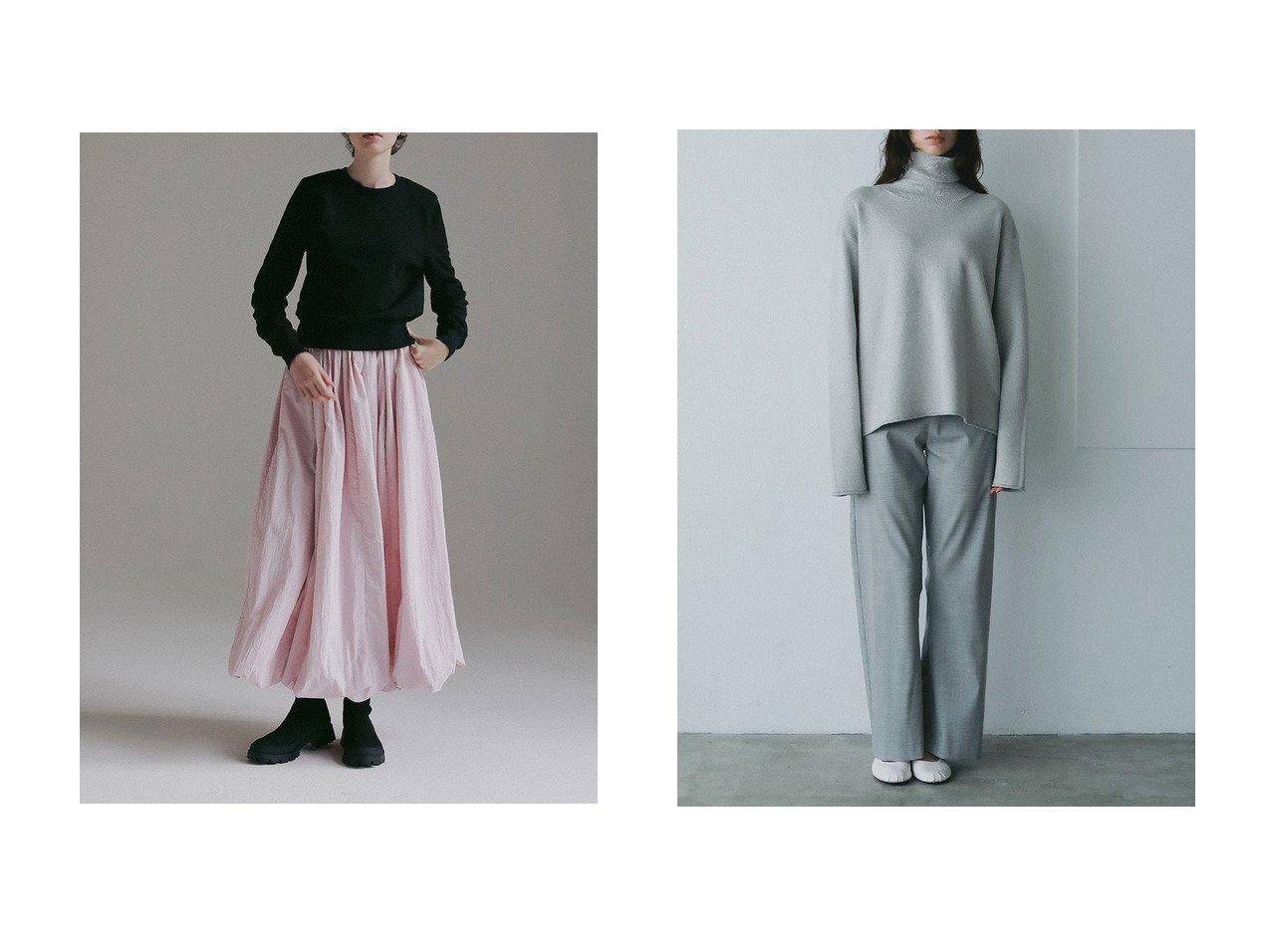 【HER./ハー】のワッシャーバルーンマキシスカート&ウールイージーパンツ おすすめ！トレンド、レディースファッションの通販 おすすめ人気トレンドファッション通販アイテム インテリア・キッズ・メンズ・レディースファッション・服の通販 founy(ファニー) 　ファッション　Fashion　レディースファッション　Fashion for Women　スカート　Skirts　ロングスカート　Long Skirts / Maxi & Midi Skirts　パンツ　Pants & Trousers　バルーン　Balloon, Balloon Silhouette　ロング　Long, Long-Length　新作・新入荷　New Arrivals / New In　ホワイト系　White　グレー系　Gray　レッド系　Red　ブラック系　Black　|ID:crp329100000223648