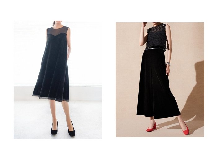 【DAISY LIN/デイジーリン】のDress Velour Swing&ELEGANT FLARE VELOUR PANTS おすすめ！トレンド、レディースファッションの通販 おすすめ人気トレンドファッション通販アイテム 人気、トレンドファッション・服の通販 founy(ファニー) ファッション Fashion レディースファッション Fashion for Women ワンピース Dresses フォーマル・パーティードレス・結婚式用ドレス Elegant & Casual Dresses チュニック Tunic Tops & Dresses パンツ Pants & Trousers ウォッシャブル Machine Washable エレガント 上品 Elegant スウィング Swing, Flare Movement チュニック Tunic, Long Top チュール Tulip, Tulip Motif デコルテ Décolleté, Neckline ドレープ Drape, Draping Fabric なめらか Smooth, Silky Texture フレア Flare, Flared ベルベット Velvet, Velvety ベロア Velour, Soft Velvet 新作・新入荷 New Arrivals / New In |ID:crp329100000223651