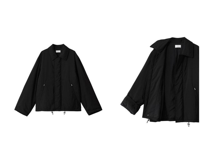 【ATON/エイトン】の【UNISEX】MAT AIRLY NYLON WOOLパッディド ハリントンジャケット おすすめ！トレンド、レディースファッションの通販 おすすめ人気トレンドファッション通販アイテム 人気、トレンドファッション・服の通販 founy(ファニー) ファッション Fashion レディースファッション Fashion for Women アウター Coat / Outerwear Collection レディースジャケット・軽アウター Jackets ブルゾンジャケット・スポーティアウター Blouson Jackets ユニセックス Unisex, Genderless ジャケット Jacket, Outerwear タフタ Taffeta, Structured Fabric トレンド Trend, Trending Now ブルゾン Blouson, Bomber Jacket 新作・新入荷 New Arrivals / New In |ID:crp329100000223689