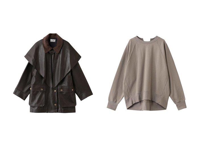 【1er Arrondissement/プルミエ アロンディスモン】の【SYSTEM】フェイクレザーコート&【SOLto】レースアップスウェット おすすめ！トレンド、レディースファッションの通販 おすすめ人気トレンドファッション通販アイテム 人気、トレンドファッション・服の通販 founy(ファニー) ファッション Fashion レディースファッション Fashion for Women トップス・カットソー Cut & Sew Tops シャツ・ブラウス・オフィスカジュアル Elegant Blouses & Button-Ups レディースパーカー・カジュアルフーディー Casual Hoodies & Sweatshirts ロングTシャツ・Tシャツ Longline T-Shirts & Tees スウェット・クルーネックトップス Sweatshirts & Crewnecks / Relaxed Fit Sweat Tops カットソー・ベーシックTシャツ Cut-and-Sewn Tops / Stretch Tees & Basics アウター Coat / Outerwear Collection コート・ロングコート・ピーコート Long Coats, Peacoats & More スウェット / スエット Sweatshirt, Sweatwear スリーブ Sleeve, Long Sleeve / Short Sleeve ロング Long, Long-Length 新作・新入荷 New Arrivals / New In A/W・秋冬 Autumn/Winter |ID:crp329100000223736