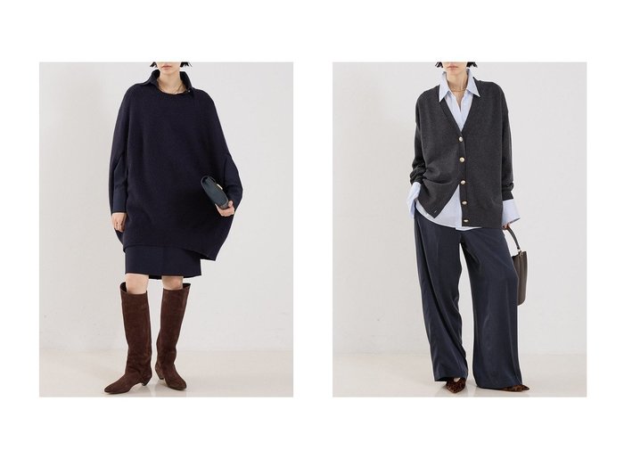 【THE STORE by C/ザ ストア バイ シー】の【COCUCA】カシミヤポンチョニット&【COCUCA】オーバーサイズカーディガン おすすめ人気トレンドファッション通販アイテム インテリア・キッズ・メンズ・レディースファッション・服の通販 founy(ファニー) https://founy.com/ ファッション Fashion レディースファッション Fashion for Women トップス・カットソー Cut & Sew Tops ニット Knit Tops & Sweaters カーディガン・羽織り Layered Style Cardigans カジュアルプルオーバー・ニットトップス Pullovers & Knit Tops / Casual Pullovers おすすめ Recommended / Our Picks なめらか Smooth, Silky Texture カーディガン Cardigan, Knitwear セットアップ Set-Up, Coordinated Outfit ベビー Baby, Babywear ラグジュアリー Luxury, Elegant リラックス Relax, Relaxed Fit 新作・新入荷 New Arrivals / New In |ID:crp329100000223744